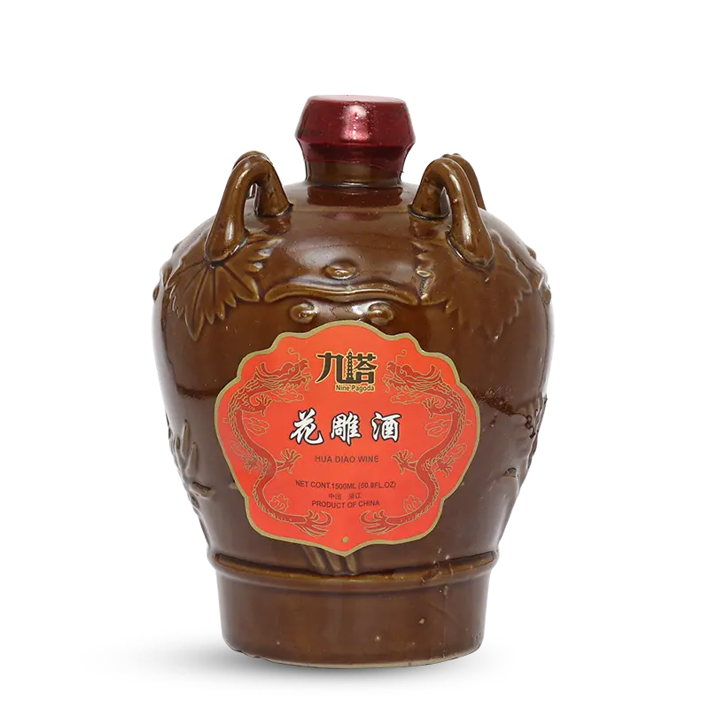 Құмырада 1,5 л Shaoxing Hua Diao шарабы